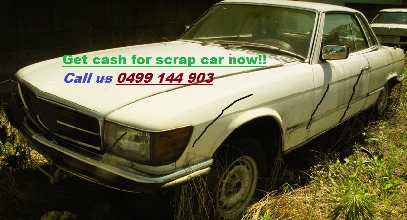 We buy scrap cars